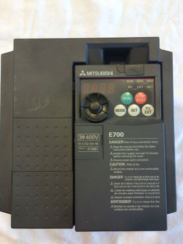 3hp mitsubishi vfd  fr-e740-040-na   480volt 3ph frequency drive for sale