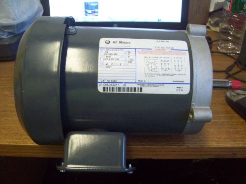 NEW GE ELECTRIC AC MOTOR 1/2 HP RPM 3450 208-230/460 5K35JN47A