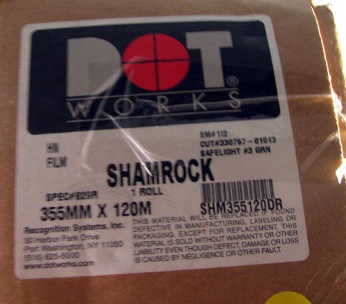 DOT WORKS HN FLW SHAMROCK SHM355120DR 355MM X 120M OPEN BOX FREE SHIPPING