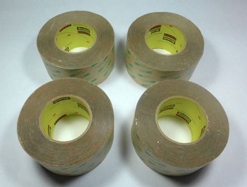 4 Rolls 3M 468MP Adhesive Transfer Tape - 3&#034; x 60 yards