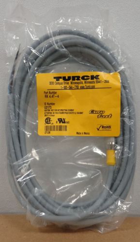 New - Turck RK 4.4T-4 Cordset