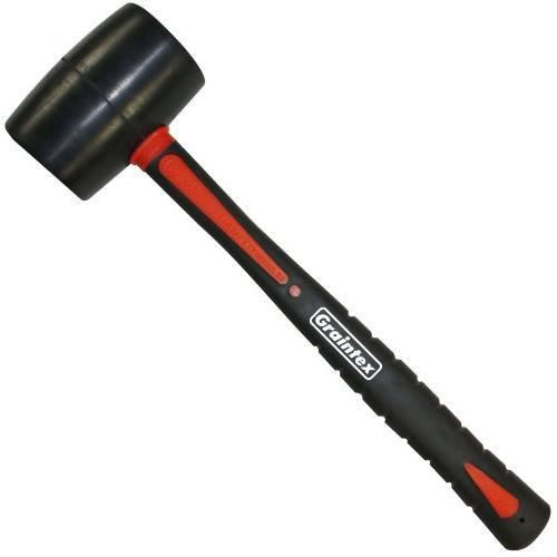 Graintex RM1572 32 Oz Rubber Mallet with Fiberglass Handle New