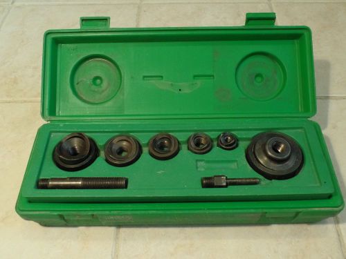 Greenlee 1804 Ratcheting Punch set