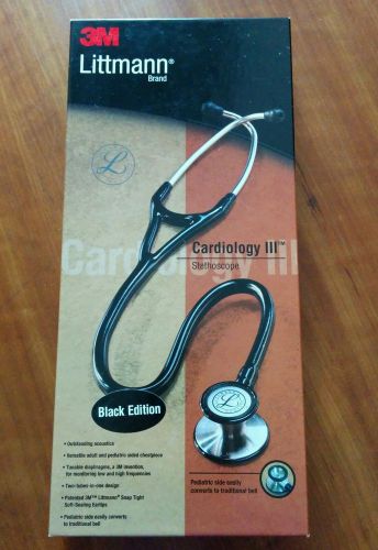 Littmann Cardiology III Black Edition Stethoscope PLEASE READ