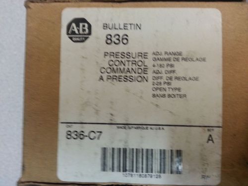 Allen Bradley Pressure Control 836-c7