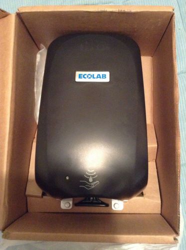 NIB ECOLAB Next Generation Touch-Free Hand Commercial Hygiene Dispenser Black