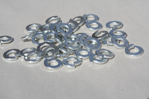 145 PIECES  1/4 THRU  1/2  MED SPLIT LOCK WASHER STEEL ZINC ASSORTMENT