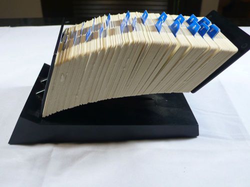 Vintage Eldon Rolodex Office Supplies Business Desktop Address Card Organizer