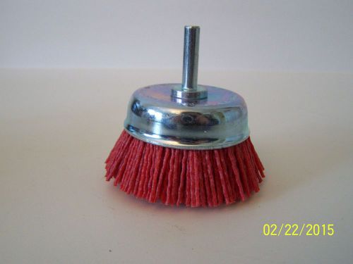 Osborn 3&#034; Cup Brush 80 grit 1/4&#034; shank # 99123 New