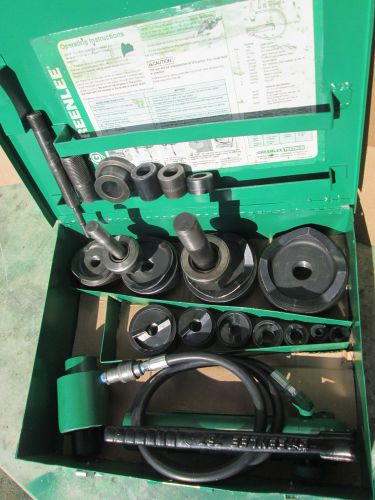 Greenlee 7310SB  1/2 ”–4” hydraulic slugbuster  knockout  set 767 pump 746 ram