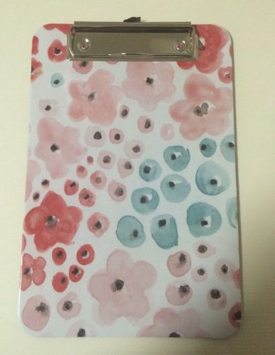 Target Watercolor Flowers Clipboard