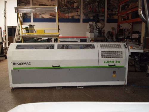 2003 biesse/polymac lato 38 single sided edgebander (woodworking machinery) for sale