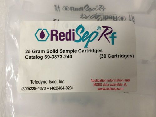 NIB Teledyne Isco column RediSep Rf Flash Chromatography 25g 30 pack p1