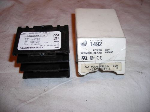 NEW ALLEN BRADLEY 1492-PDM3111 TERMINAL POWER BLOCK