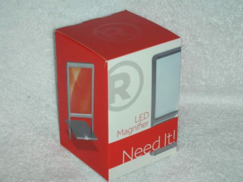 New!!! radioshack led magnifier illuminating pocket lens.... for sale