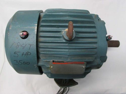 RELIANCE P18G3347L XE 5HP 230/460V-AC 3500RPM 184T 3PH AC MOTOR D406908