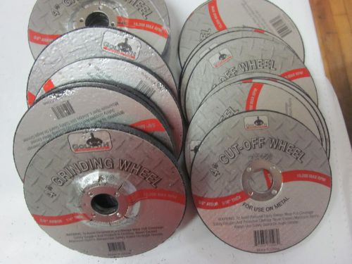 ~ 20 ~ 4&#034; GRINDING &amp; CUTTING CUT OFF WHEELS METAL DISCS 5/8&#034; ARBOR 15,200 RPM