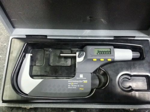 Tesa brown and sharpe digital micrometer 2-3&#034; for sale