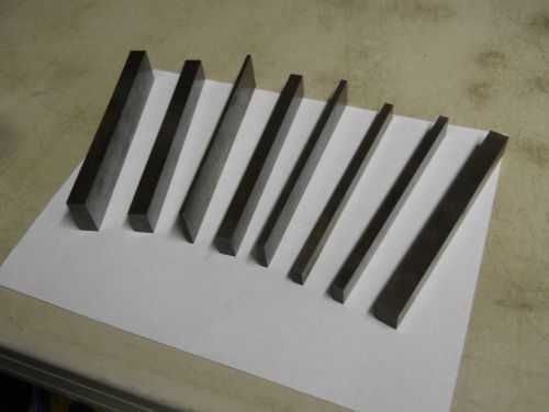 Starrett  #384 steel parallels. 8 single bars   used for sale