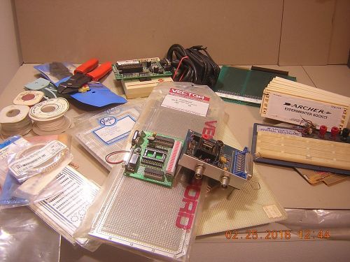 ELECTRONIC PROTOTYPING VECTORBORD PLUGBORD PICSTART BREADBOARD SOCKETS COREX