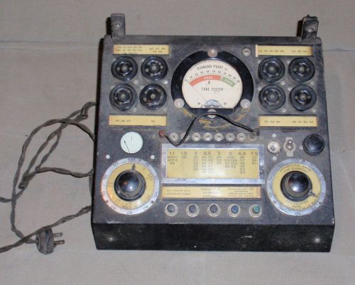 VINTAGE 1930&#039;S HICKOK DIAMOND POINT JUNIOR TUBE TESTER--LOOK!