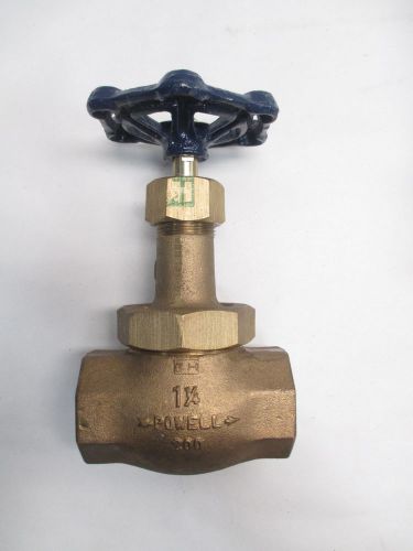 NEW POWELL 2608 1-1/4IN NPT 200 BRONZE THREADED GLOBE VALVE D410511