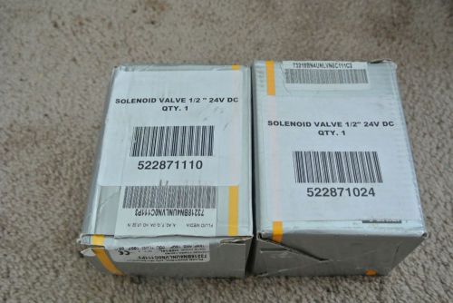 1/2 24v SOLENOID VALVES MADE BY PARKER 73218BN4UNLVN0C111