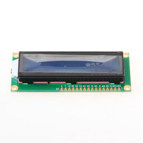 16x2 Character Blue Backlight LCD Display Module Black+Green