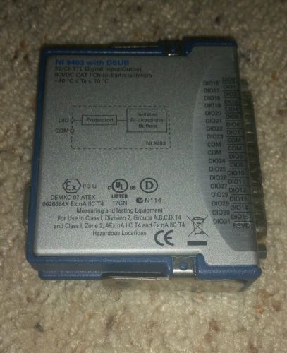 National instruments NI 9403 W/DSUB