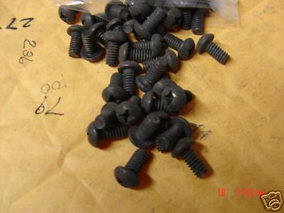 1/4-20 X 1/2&#034; Stainless Black Oxide Phillips Pan Head Screws