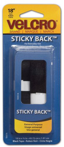 VELCRO USA Inc 3/4&#034; x 18&#034; Black Tape