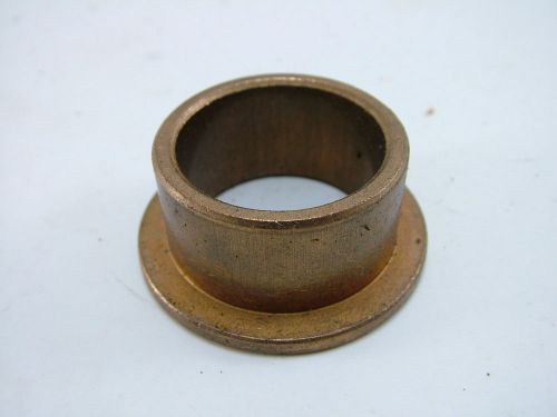 NOS Bronze Flanged Bushing 1.125&#034; ID 1.375&#034; OD .75&#034; OAL 1.75&#034; Flange Diameter