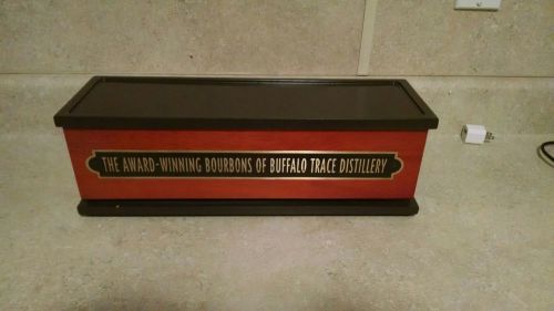 Buffalo Trace 3 Bottle Glorifier With Opening Storage Compartment