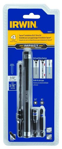 IRWIN Tools 1888627 Impact Performance Series Concrete Screw Drill-Drive Inst...