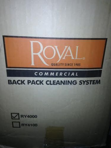 Royal commercial industrial heavy back-pack vacuum hose system model ry-4000 for sale