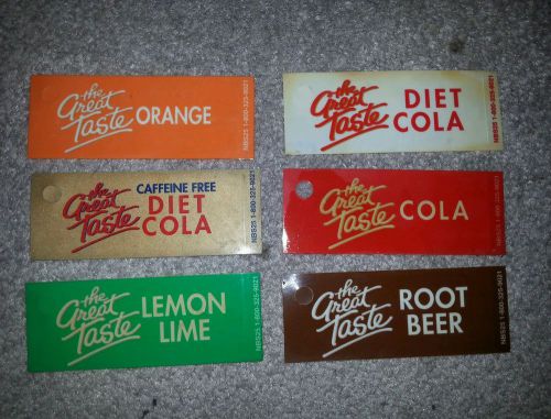 Soda Machine labels