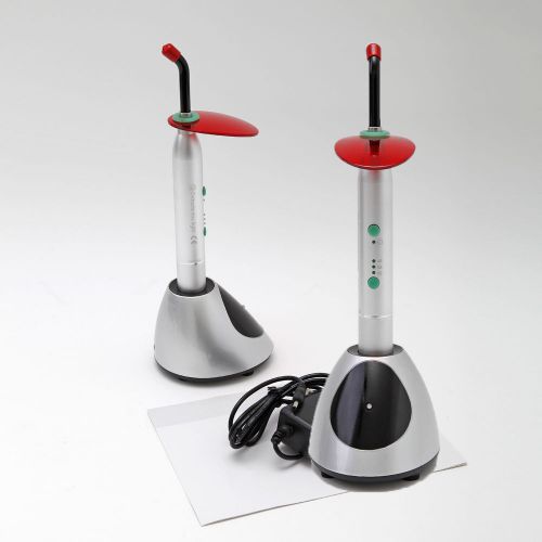 2pcs Dental Wireless Cordless LED Curing Light Lamp Orthodontics 2000mw/cm2 CA