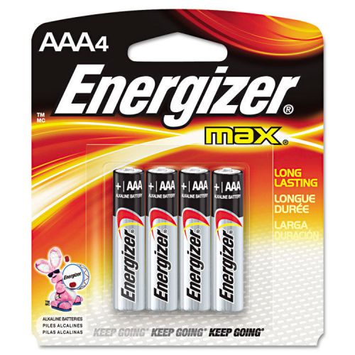 MAX Alkaline Batteries, AAA, 4 Batteries/Pack