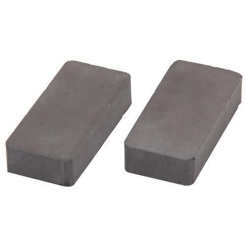 New 2 piece 5 lb ceramic block magnets art craft model build  2 x 1&#034; x 3/8&#034; #399 for sale