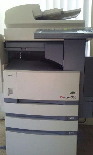 TOSHIBA E-STUDIO 350 W/PRINT,SCAN,E-FILE B&amp;W COPIER CPH-546396, MOD# DP-3520