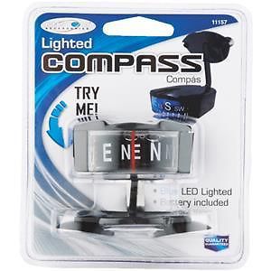 Custom accessories 11157 lighted compass-low profile compass for sale