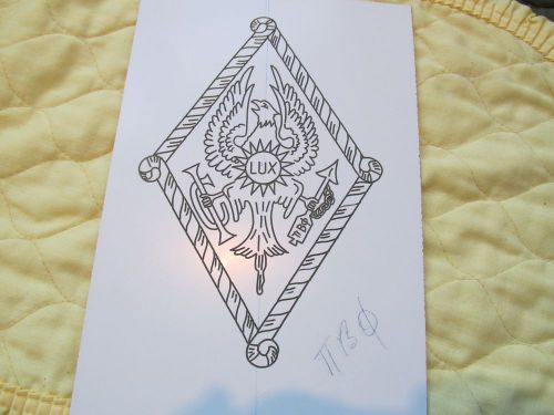 Engraving template college sorority pi beta phi crest - for awards - plaques for sale