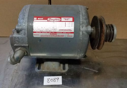 DAYTON 2N102K MOTOR 1/3HP 208-220/440 VOLTS 3PH (8089)