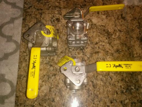 Apollo 86A Series S.S. Ball Valve, 1/2&#034;, CF8M Body. 86A-103-01