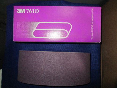 3M 81433 761D CLOTH BELT 4&#034; X 24&#034; Y-WEIGHT P120 NEW OLD STOCK 5 PIECES