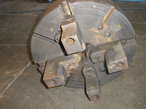 Engine Lathe 4 Jaw Chuck 15  1/2 ” OD x 3 7/8” ID A1-11” Mount