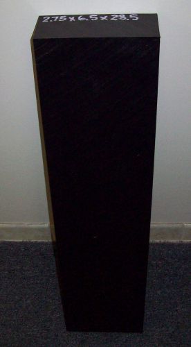 Uhmw virgin black sheet  2.75&#039;&#039; thick  x  6.50&#039;&#039; x  28.50&#039;&#039; cnc for sale