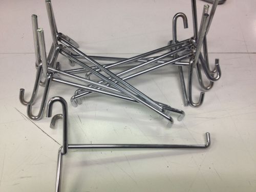 Lot Of 10 6&#034; Grid Wall Hooks