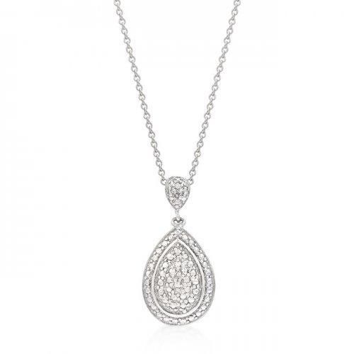 Teardrop Crest Pendant Icon Bijoux