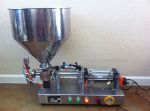 C E Automatic Piston Filler Filling Machine - liquids, pastes up to 125ml volume